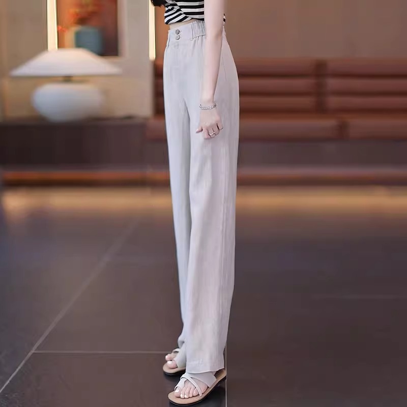 Summer Cool Linen Straight Pan - Linen Pant Wide avis et prix