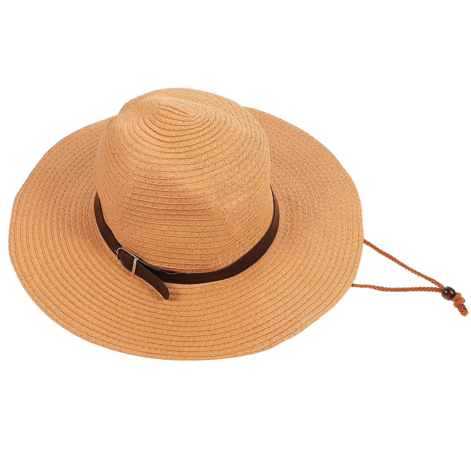 Men Wide Brim Straw Sun Hat Kh - Hat Floppy Wide avis et prix