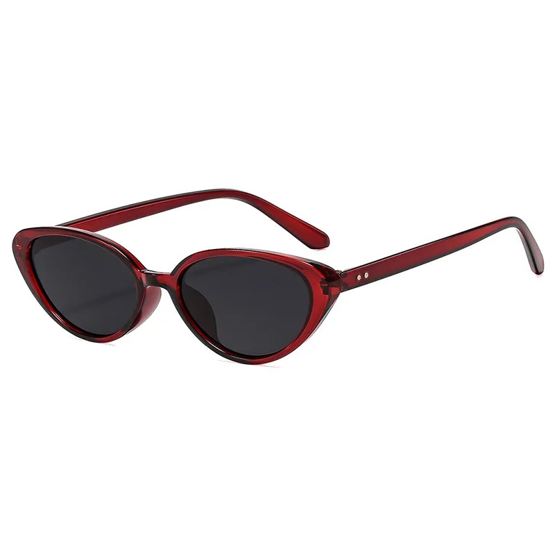 Rivets Brown Fashion Cat Eye S - Sunglasses Cat Eye avis et prix