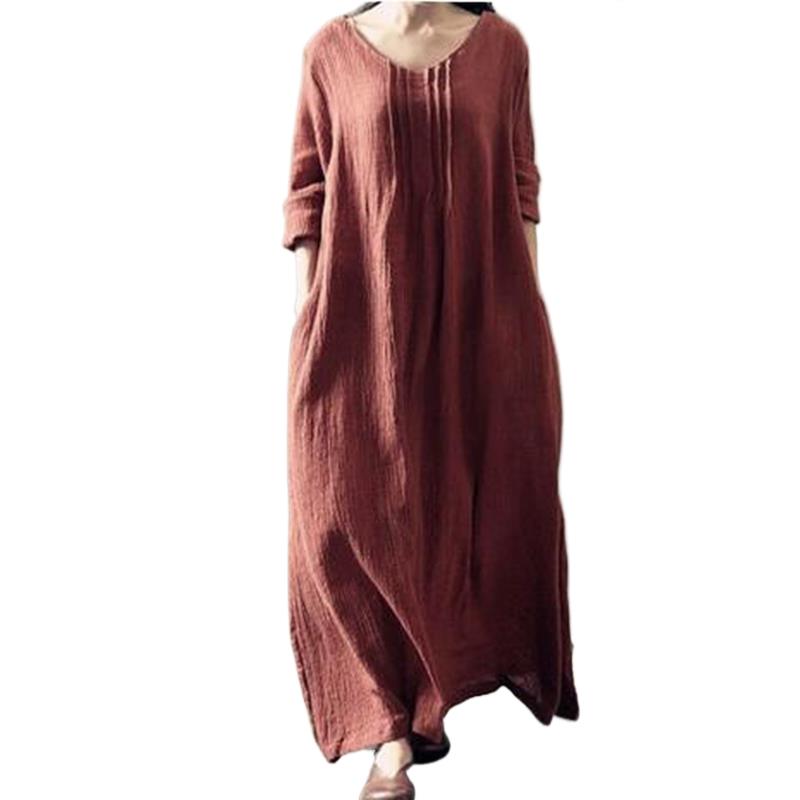 2025 Cotton Linen Vintage Full - Linen Dress Wrap avis et prix