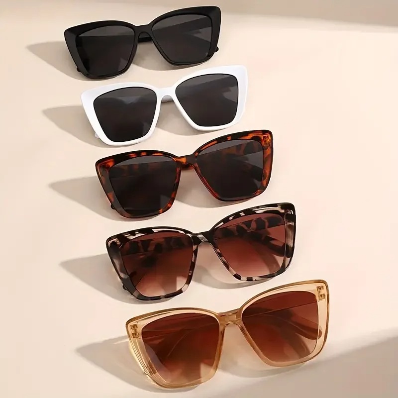 5 Pcs Women's Vintage Cat-Eye  - Sunglasses Cat Eye avis et prix