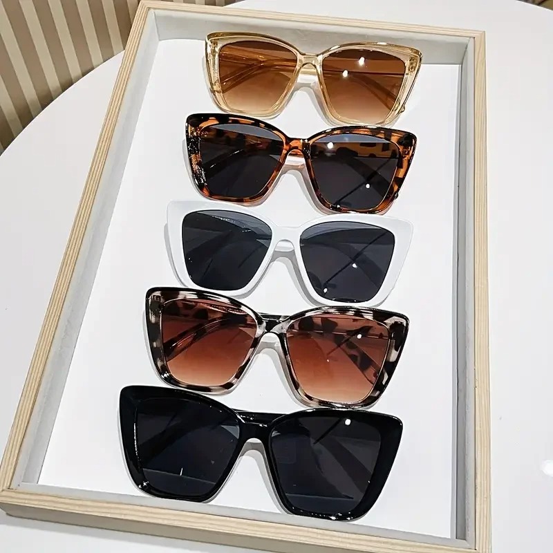 5 Pcs Women's Vintage Cat-Eye  - Sunglasses Cat Eye avis et prix