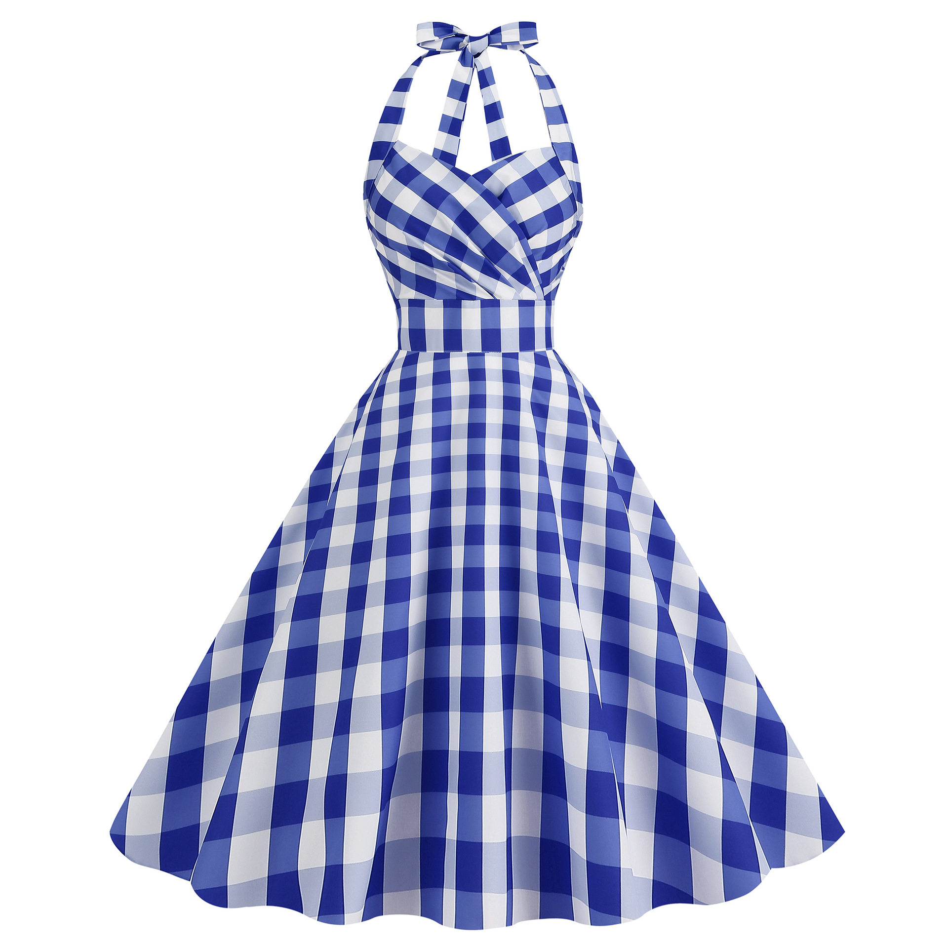 Sexy Retro Print Slim Fit Wome - Linen Dress Wrap avis et prix