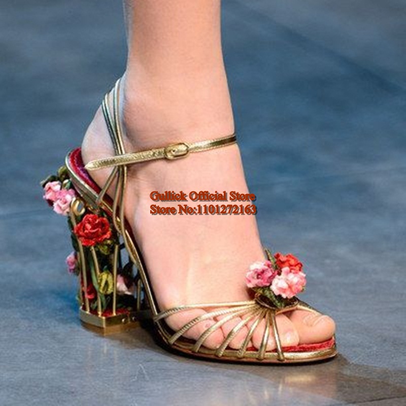 Luxury Bird Cage Women Sandals - Sandal Strappy Heeled avis et prix