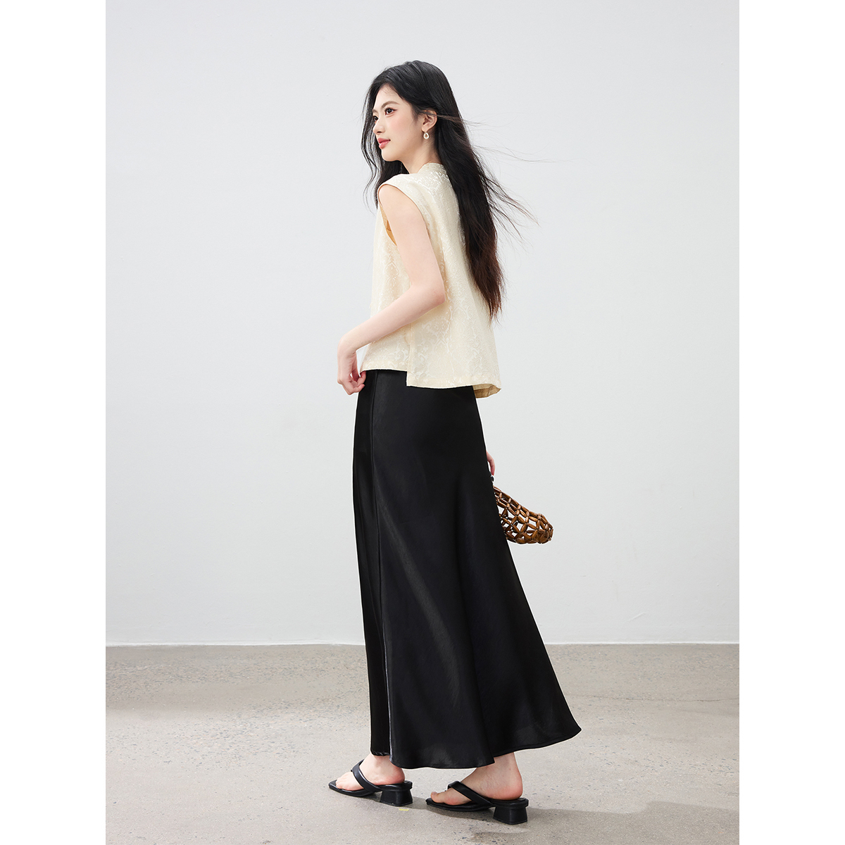 VIMLY's Women's Summer Suit 20 - Midi Skirt Floral avis et prix