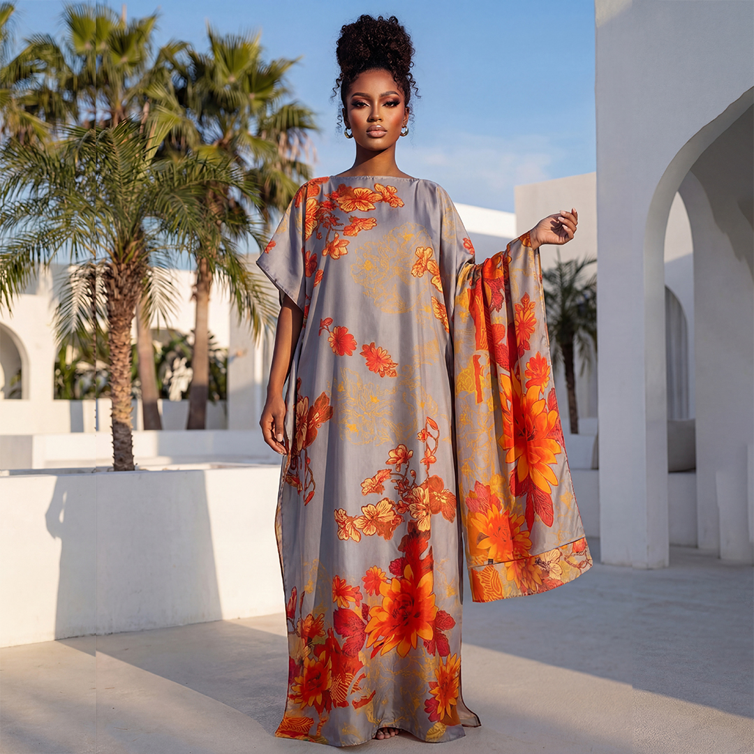 Summer Fashion African Shawl F - Romper Floral Print avis et prix