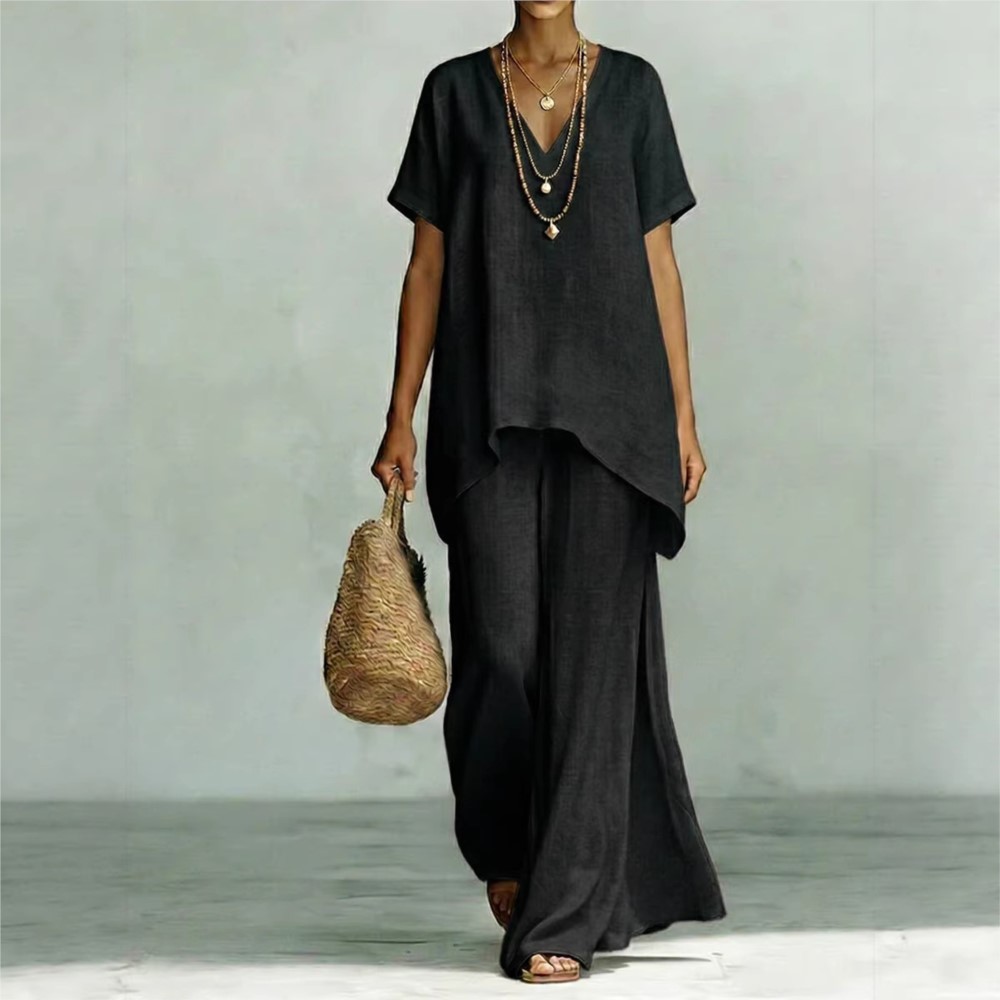 Fashion Loose Cotton Linen Sho - Linen Pant Wide avis et prix