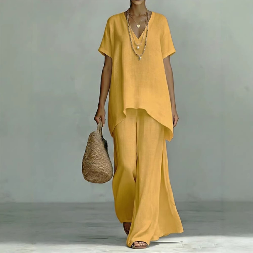 Fashion Loose Cotton Linen Sho - Linen Pant Wide avis et prix
