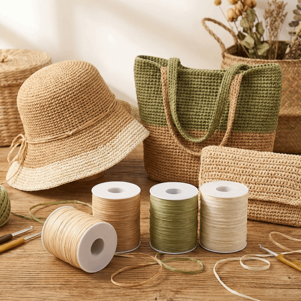 Premium Quality 120M Per Roll  - Crochet Bag Raffia avis et prix