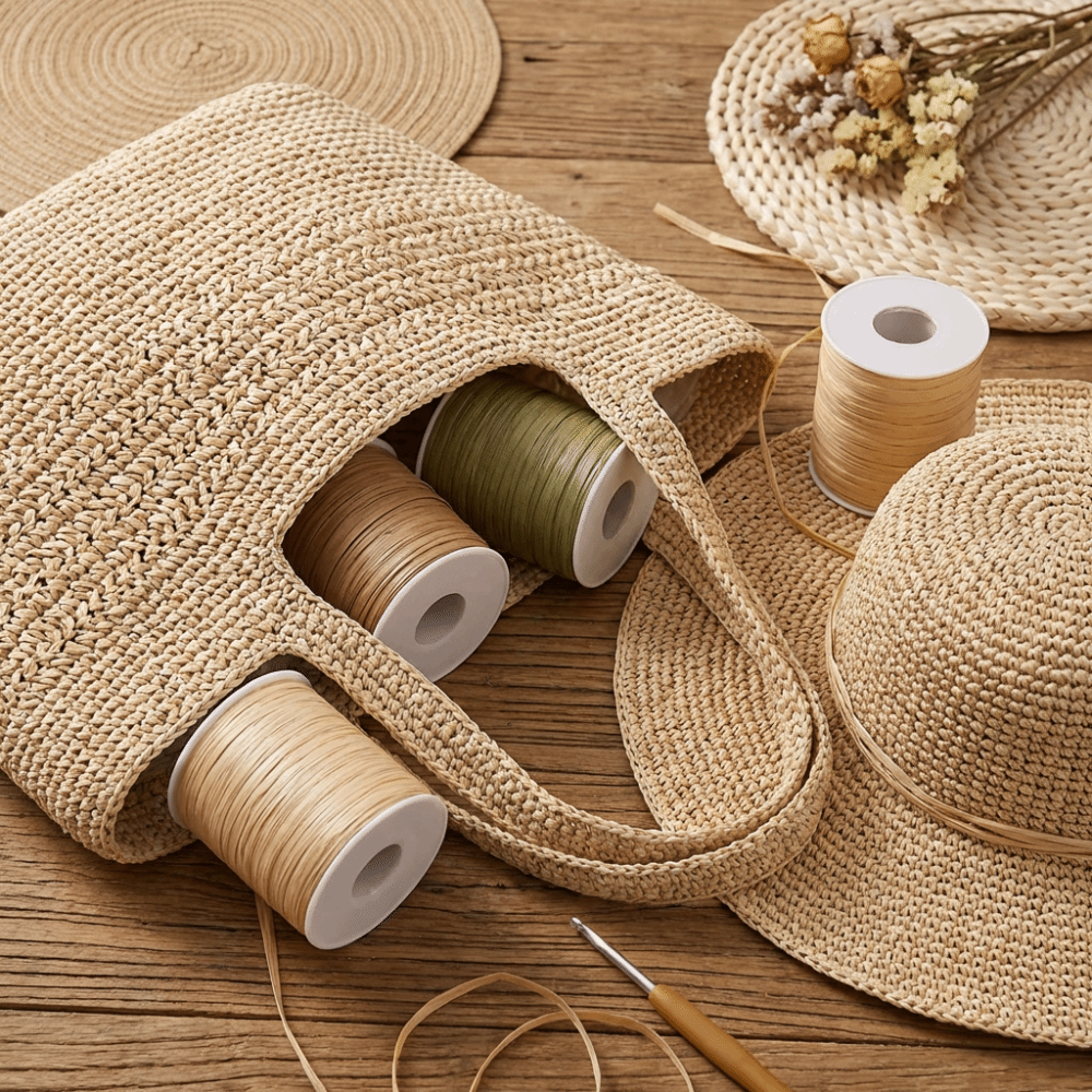 Premium Quality 120M Per Roll  - Crochet Bag Raffia avis et prix