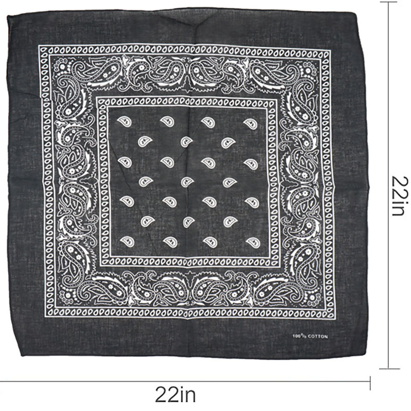 100% Cotton Paisley Bandana Bo - Headband Summer Knit avis et prix