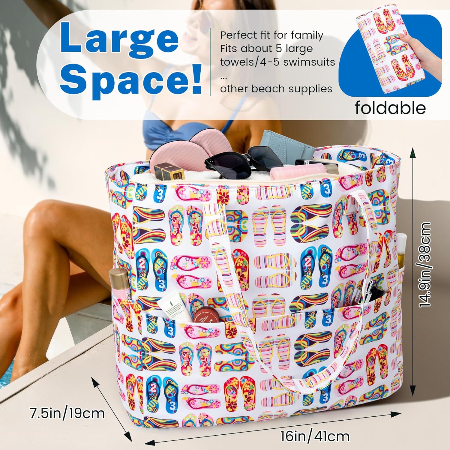 Beach Bag for Women, Hobo Pool - Tote Bag Beach avis et prix