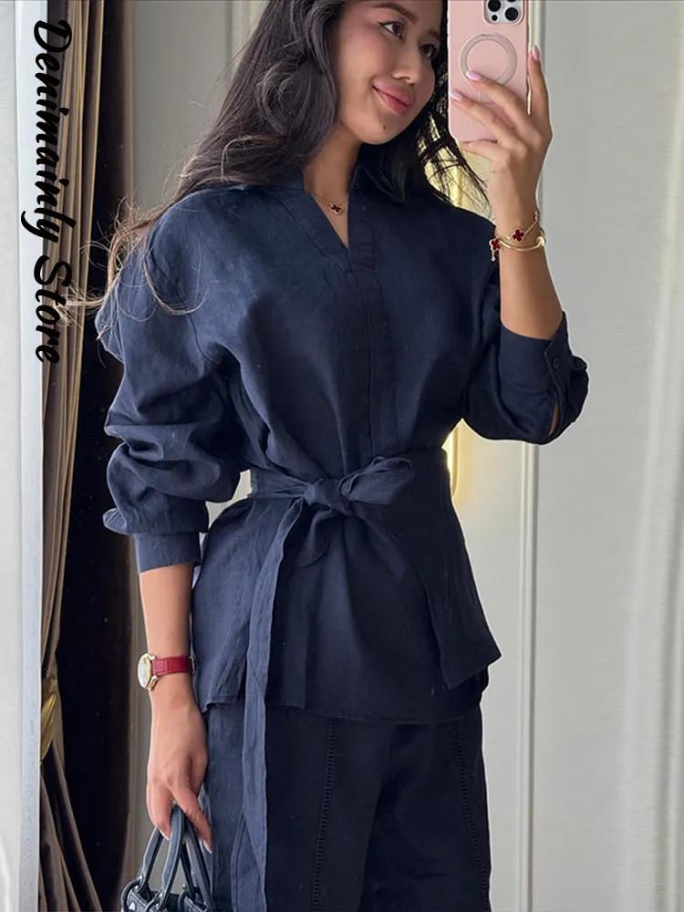 Casual Women's Linen Pants Set - Linen Pant Wide avis et prix