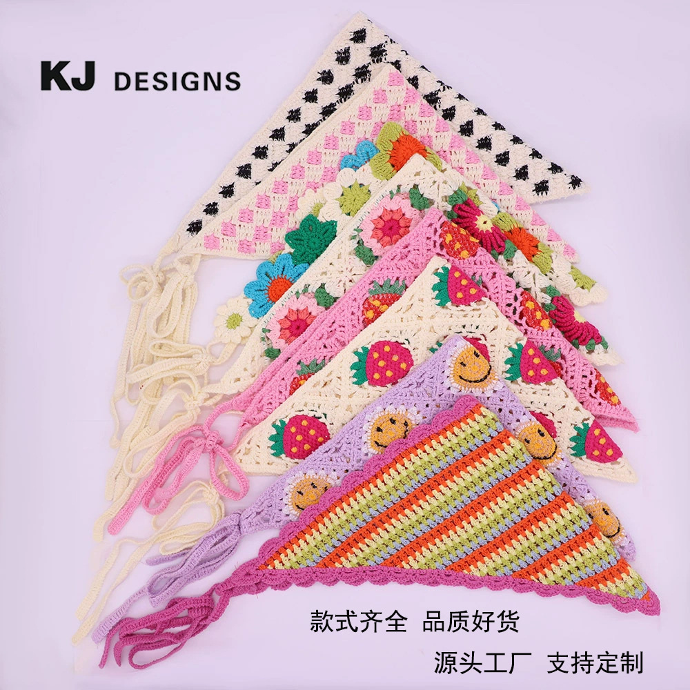 2025 Hand Crochet Daisy Bandan - Headband Summer Knit avis et prix
