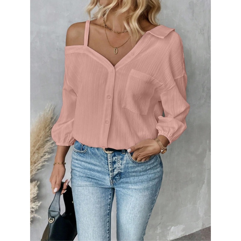 Plus Size1XL-5XL Women Blouses - Blouse Off Shoulder avis et prix