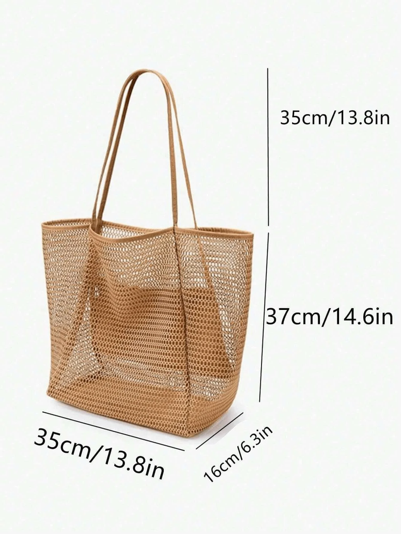 1pc Mesh Beach Tote Bag, Outdo - Tote Bag Beach avis et prix