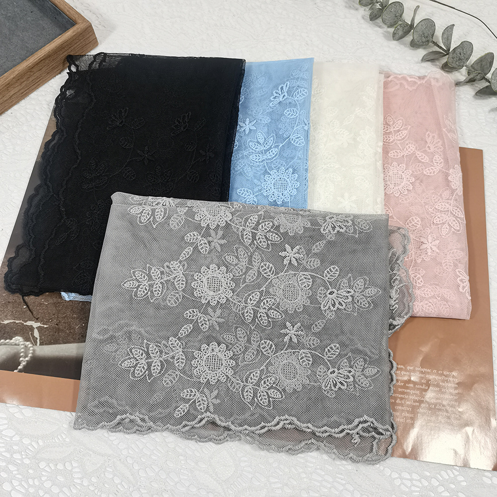 Lace Sunflower Silk Scarf Fair - Headband Summer Knit avis et prix