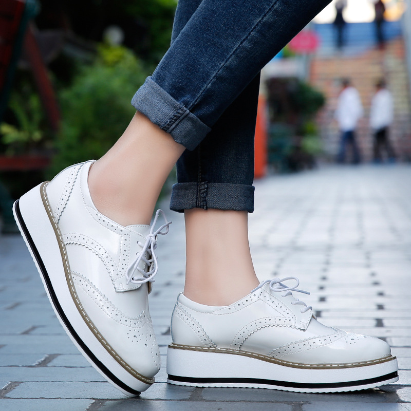 Women Loafers Shoes Leather Th - Wedge Espadrille Women avis et prix