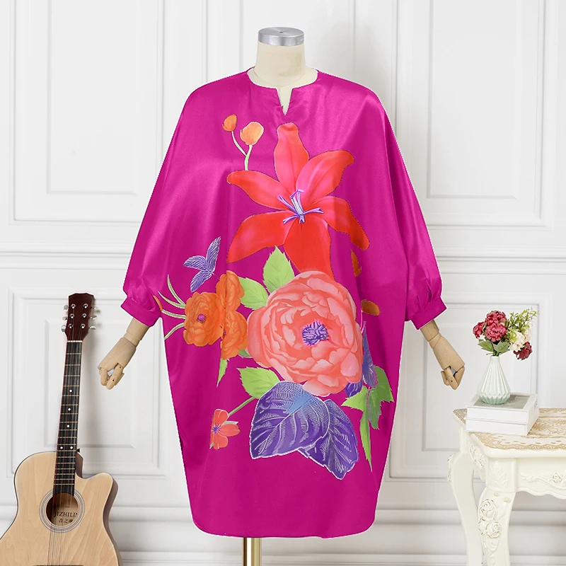 Plus Size 5XL VONDA Women Bohe - Midi Skirt Floral avis et prix