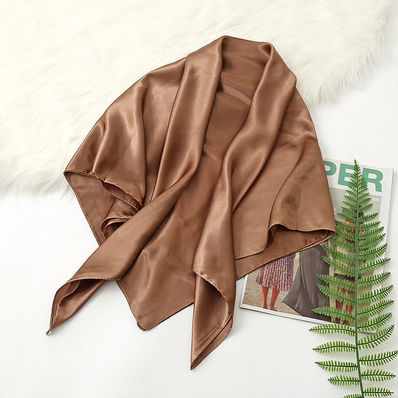 90cm Solid Colors Neckerchief  - Headband Summer Knit avis et prix